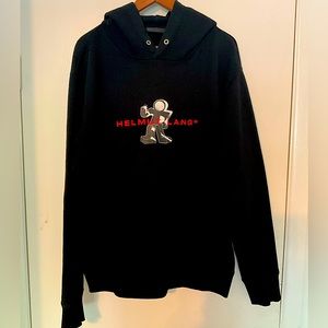 Helmut Lang Black Figure Hoodie